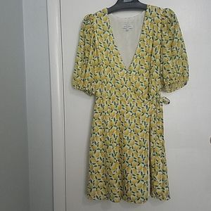 Brand New Gianni Bini Lemon Wrap Dress